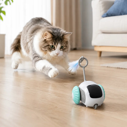 Interaktivt smart kattelegetøj