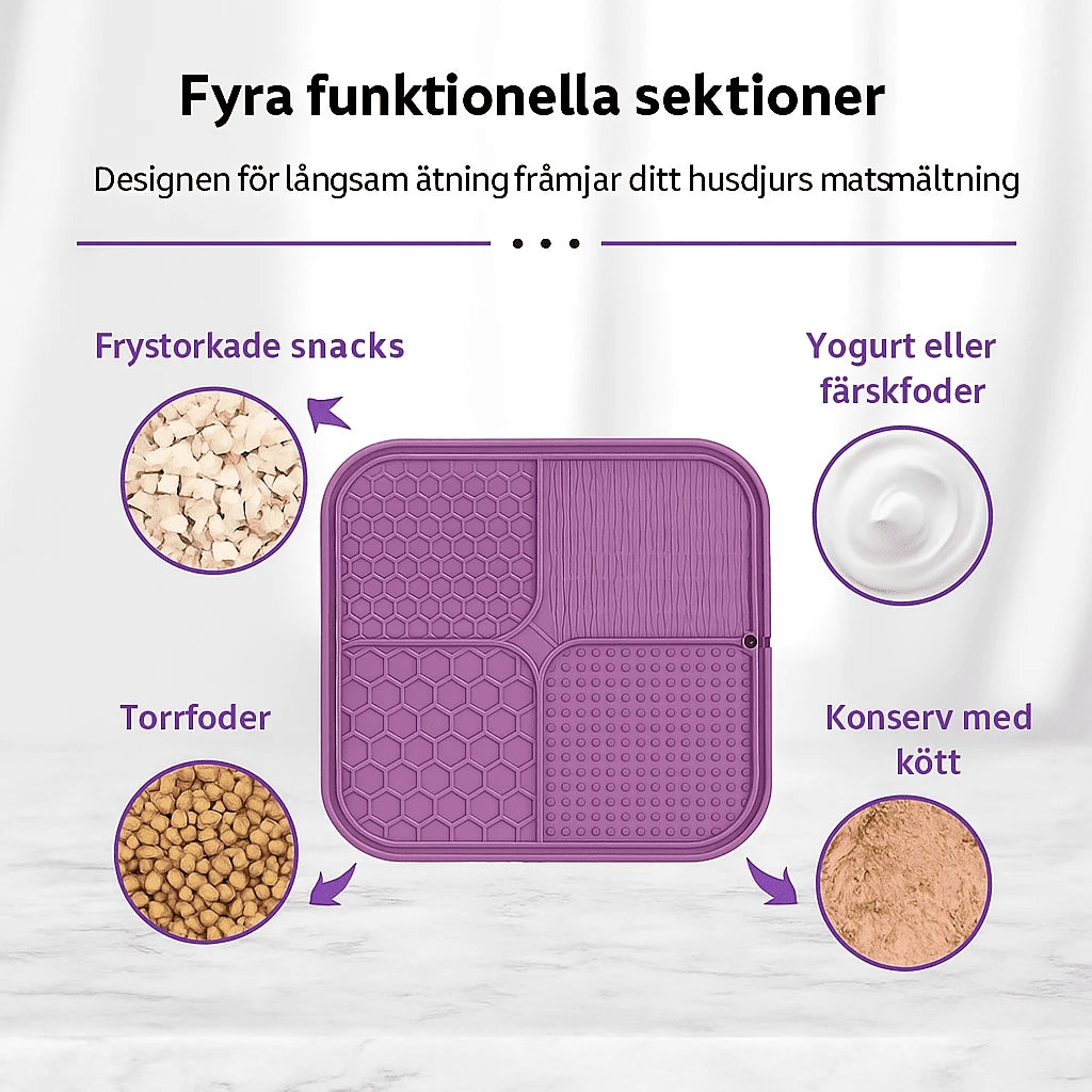 Slikkemåtte til hund og kat