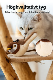 Interaktivt fuglekattelegetøj