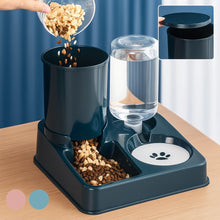 Automatisk foderautomat og vanddispenser til kat og hund