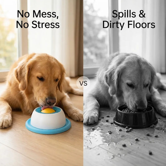 Beroligende slikkebold V2 til hund & kat