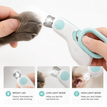LED-negleklipper til hunde og katte