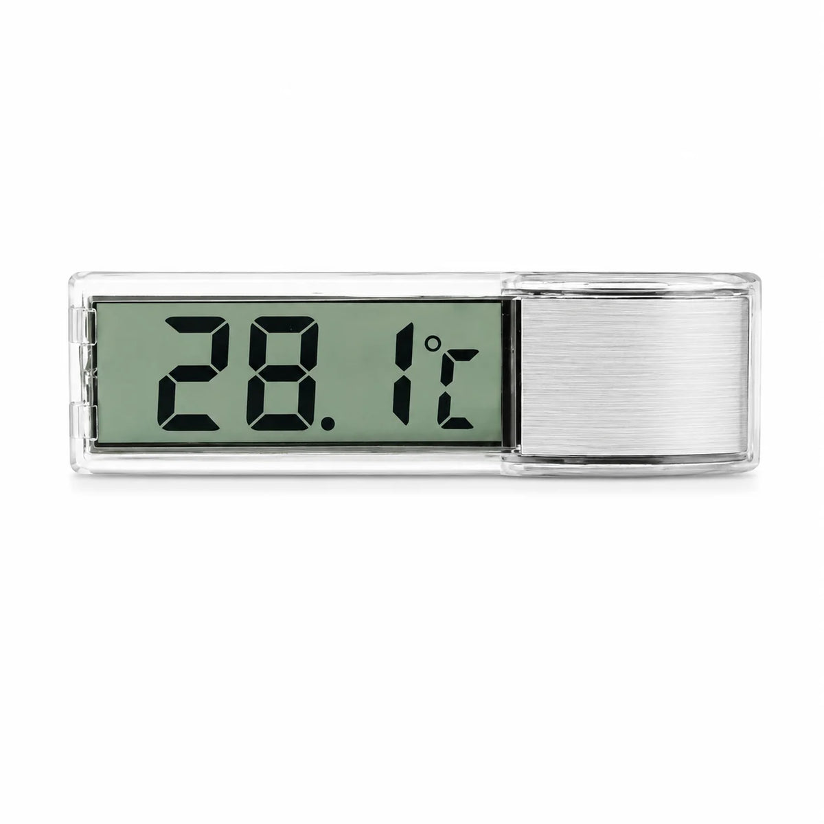 Vit Digital Akvarietermometer – LCD-termometer för Akvarieglas