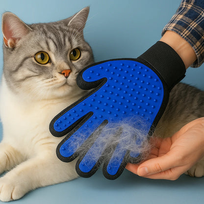 Silikonehandske til kattepleje