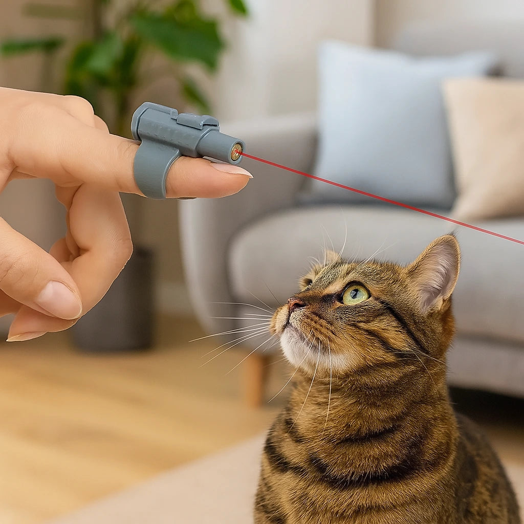 Mini fingerlaser til katte
