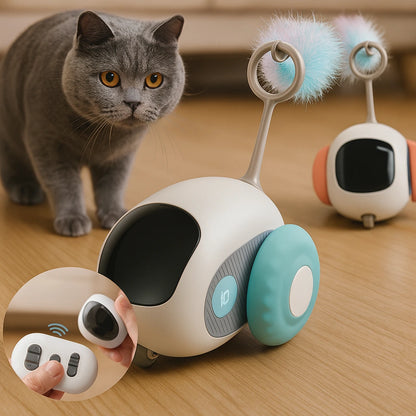 Interaktivt smart kattelegetøj