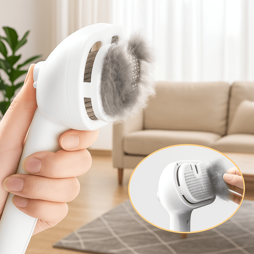 Elektrisk dampbørste til kæledyr