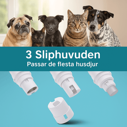 Elektrisk klosliber til hunde og katte