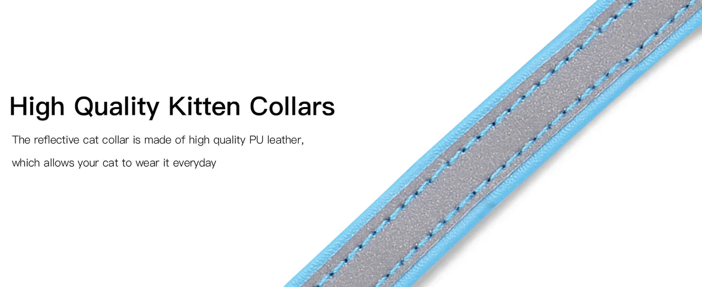 Reflekterende kattehalsbånd med lufttag