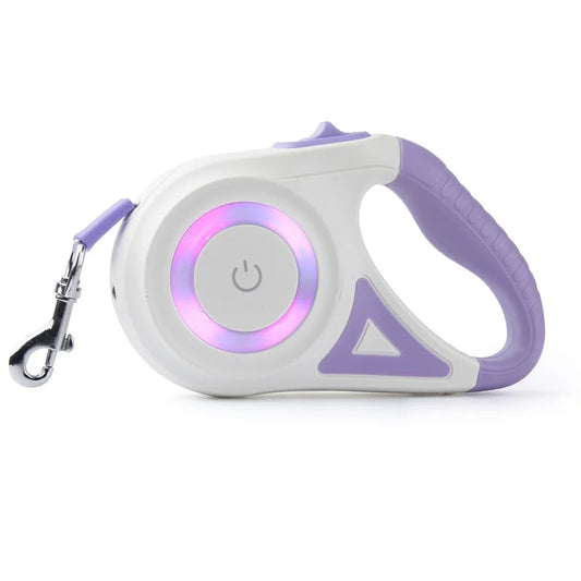 Automatisk LED-hundesnor med lommelygte 5 m