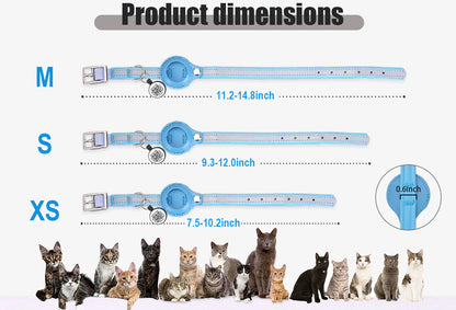 Reflekterende kattehalsbånd med lufttag