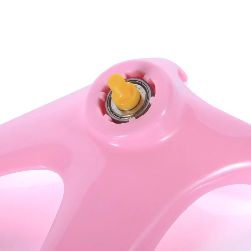 Kæledyr Hamster Løbehjul Lydløs Flyvende Tallerken Stålaksel Hjul Løbeskive Legetøj Bur Små Dyr Hamster Tilbehør