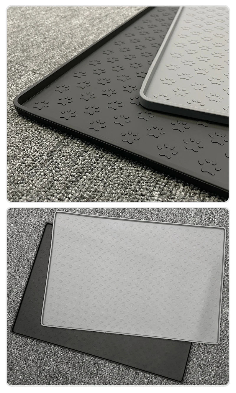 Vandtæt silikonemåtte til kæledyr