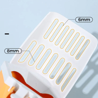 Kattegrusske med indbygget poseholder