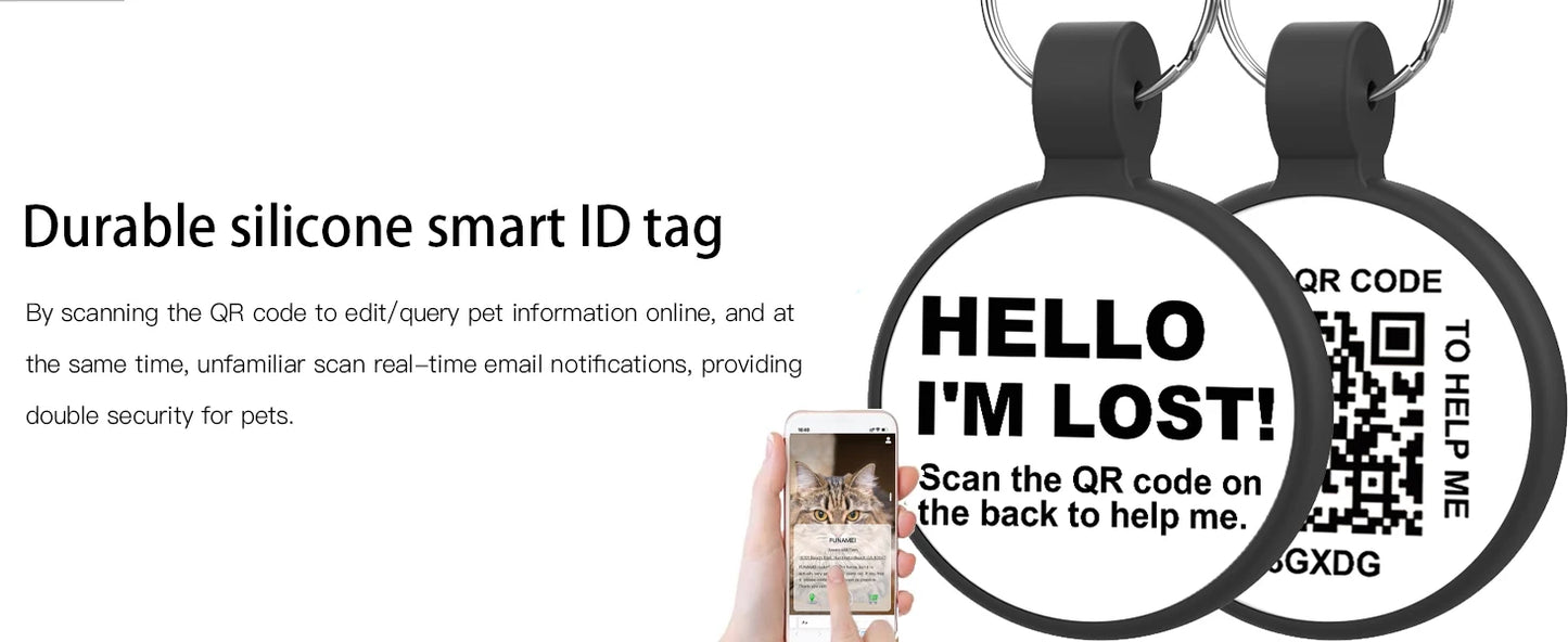 Reflekterende kattehalsbånd med lufttag