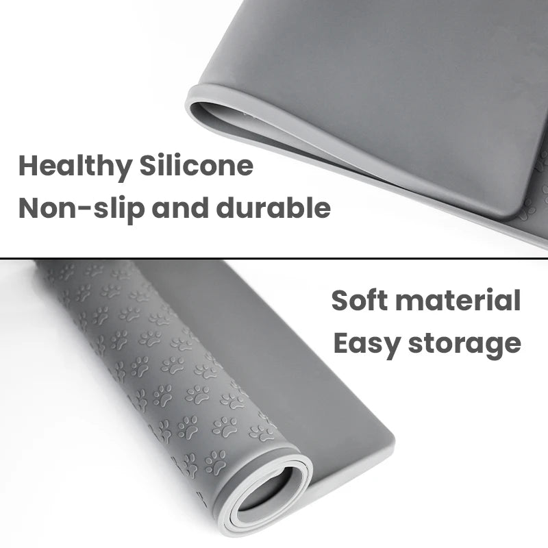 Vandtæt silikonemåtte til kæledyr