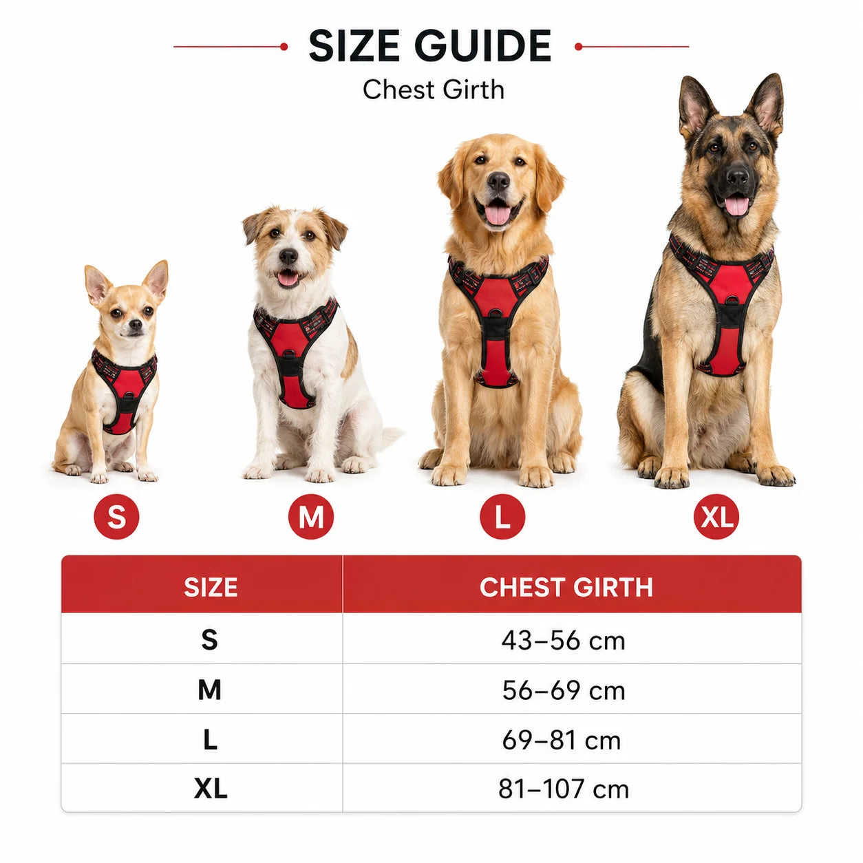 Ergonomisk hundesele – justerbar, holdbar og komfortabel til alle hunde