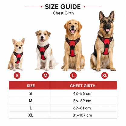 Ergonomisk hundesele – justerbar, holdbar og komfortabel til alle hunde